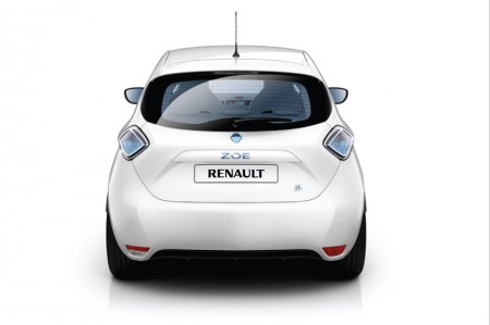 Renault ZOE Electric Car - Rear view