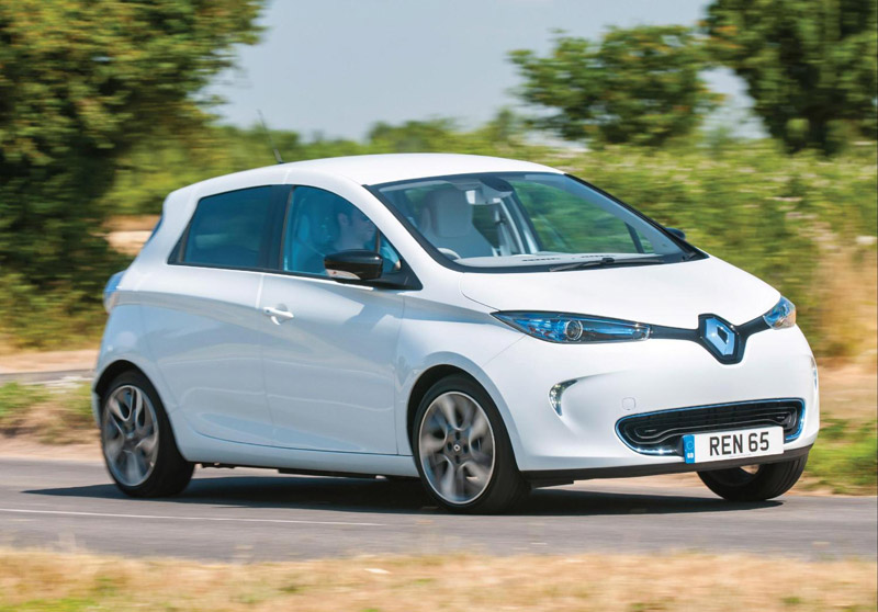 Renault Zoe electric car with zero emissions